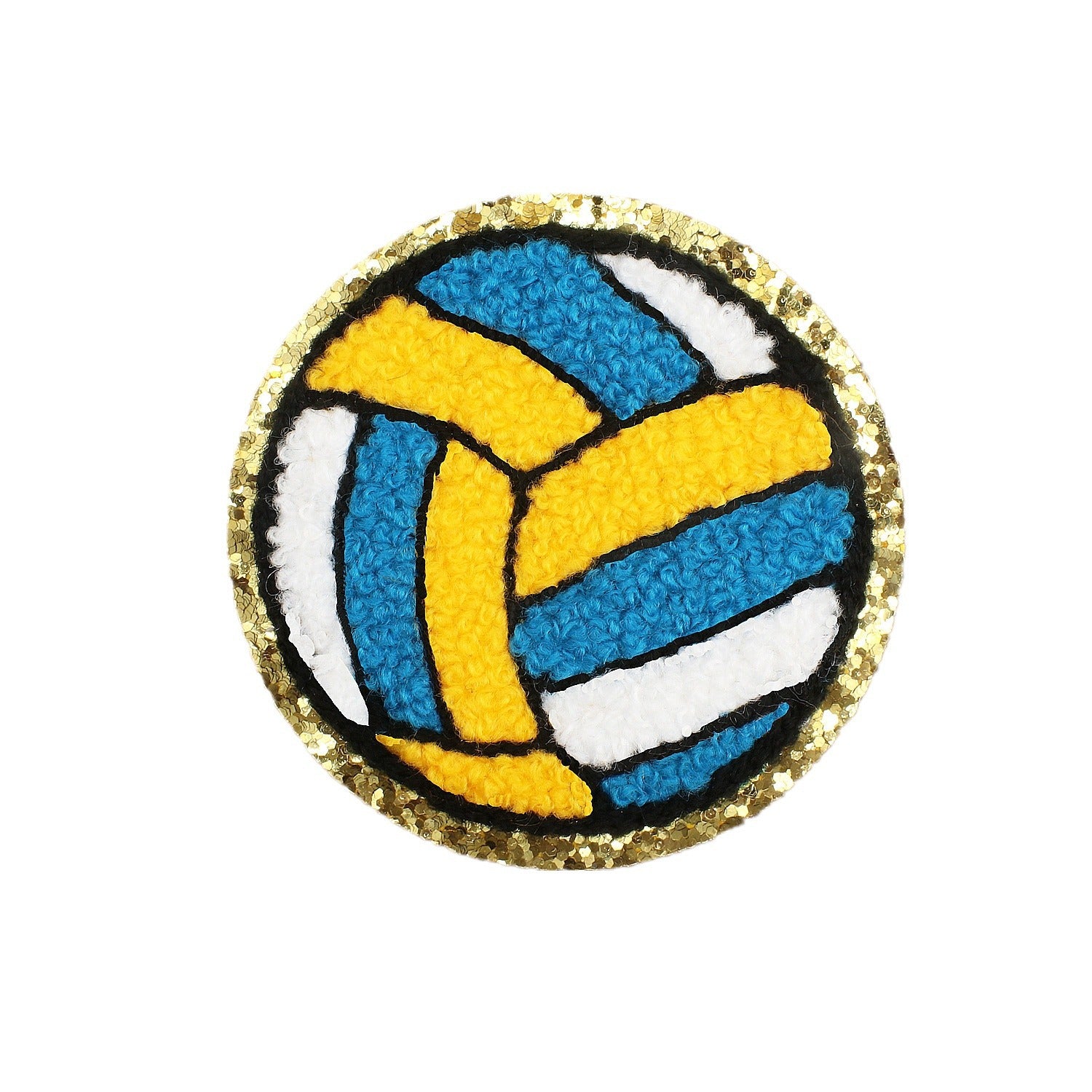Wholesale Volleyball Towel Embroidered Patch Rugby Football Embroidered Cloth Patch Greta Baseball Chenille Embroidered Label